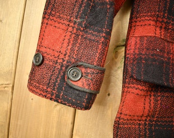 Vintage 1950s Western Field Montgomery Ward Buffalo Plaid Vintage 1950s Western Field Montgomery Ward Buffalo Plaid