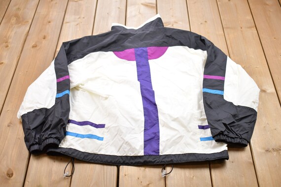 Vintage 1990s CS Signature Full Zip Windbreaker Jacket / CS