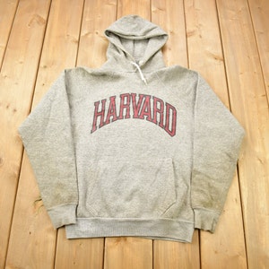 Vintage 1980s Harvard University Collegiate Raglan Hoodie / Harvard Sweatshirt / Sportswear / Americana / 90s Harvard / Made In USA