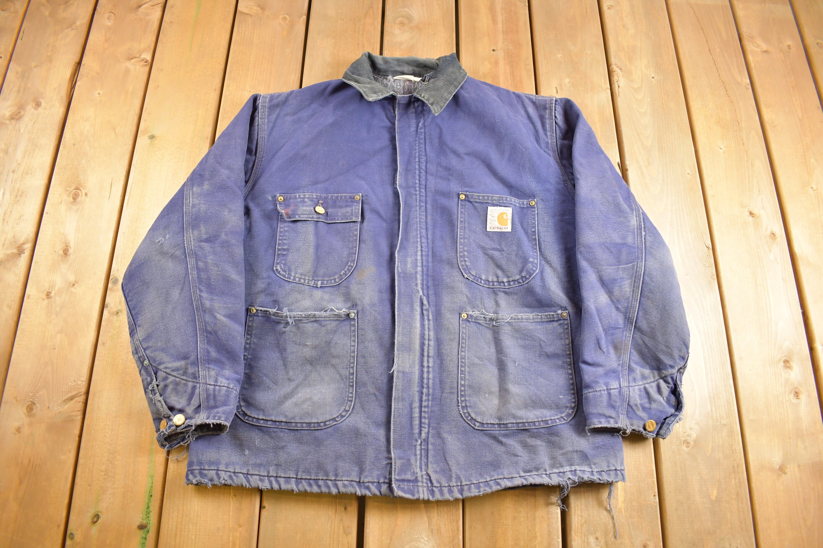 Carhartt denim store barn coat