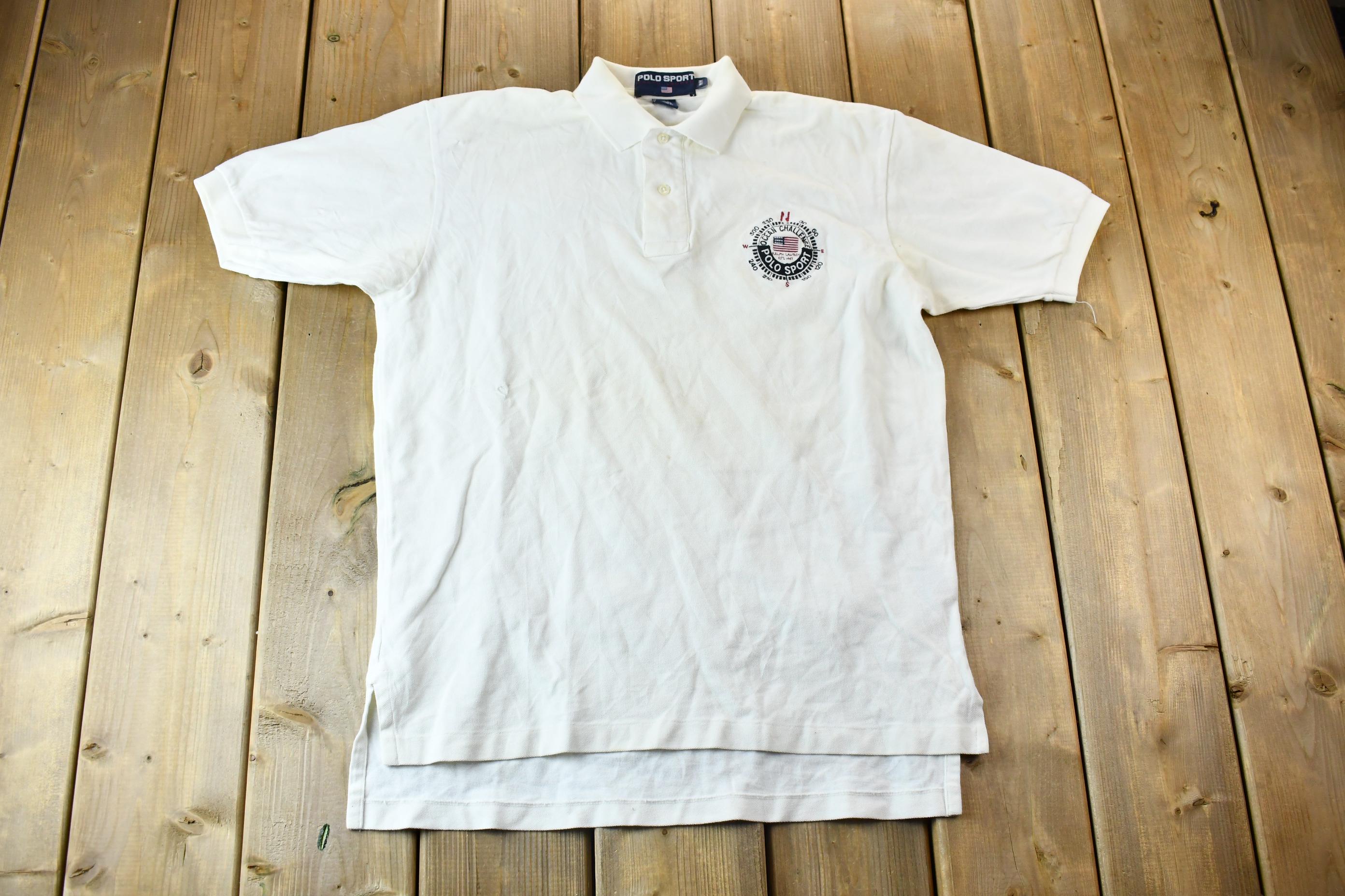 ランキング第1位 Vintage 1990s Challenge Ocean Sport Lauren Ralph Polo トップス