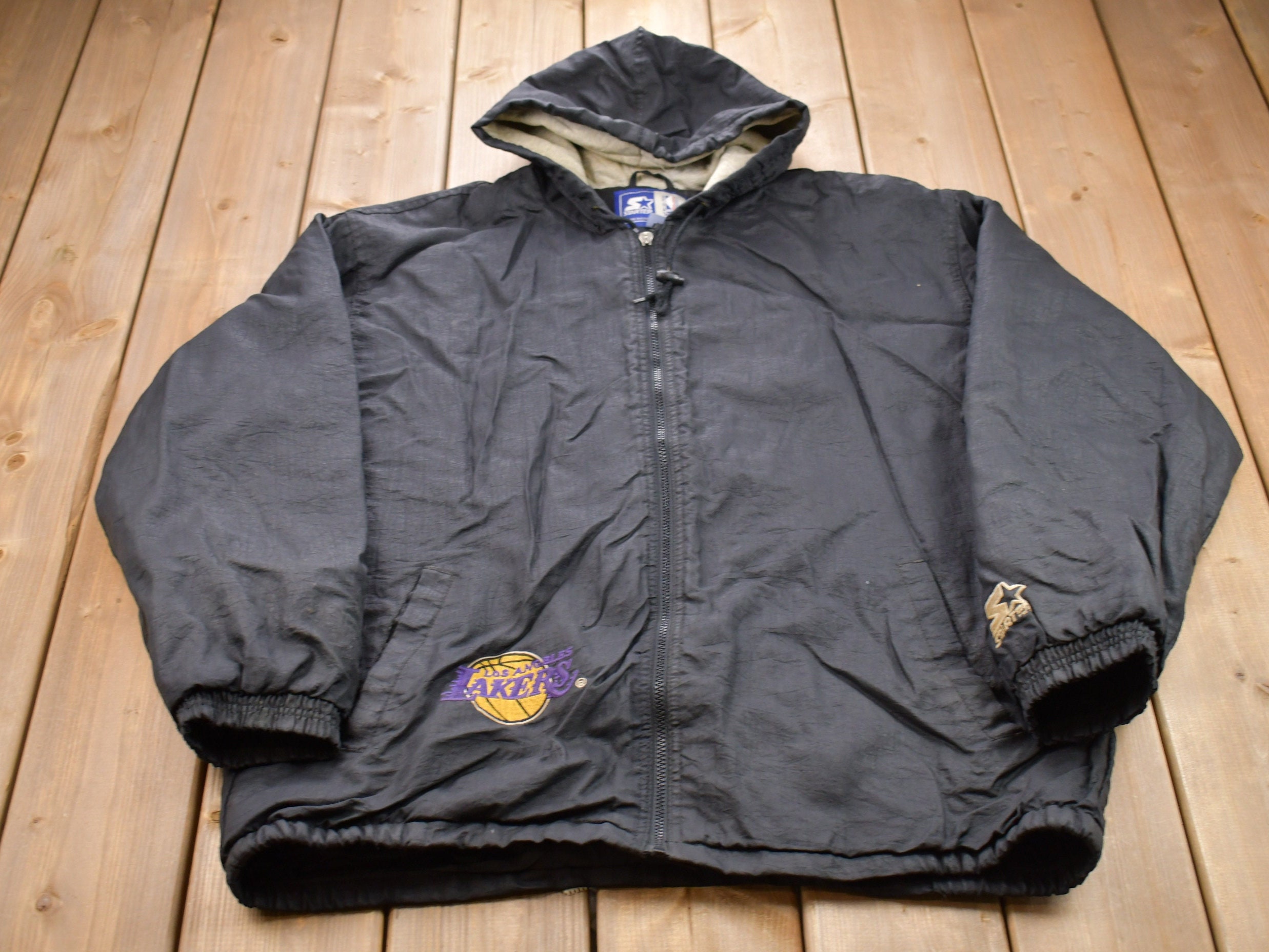 STARTER, Jackets & Coats, Vintage 9s Nba Los Angeles Lakers Starter Jacket