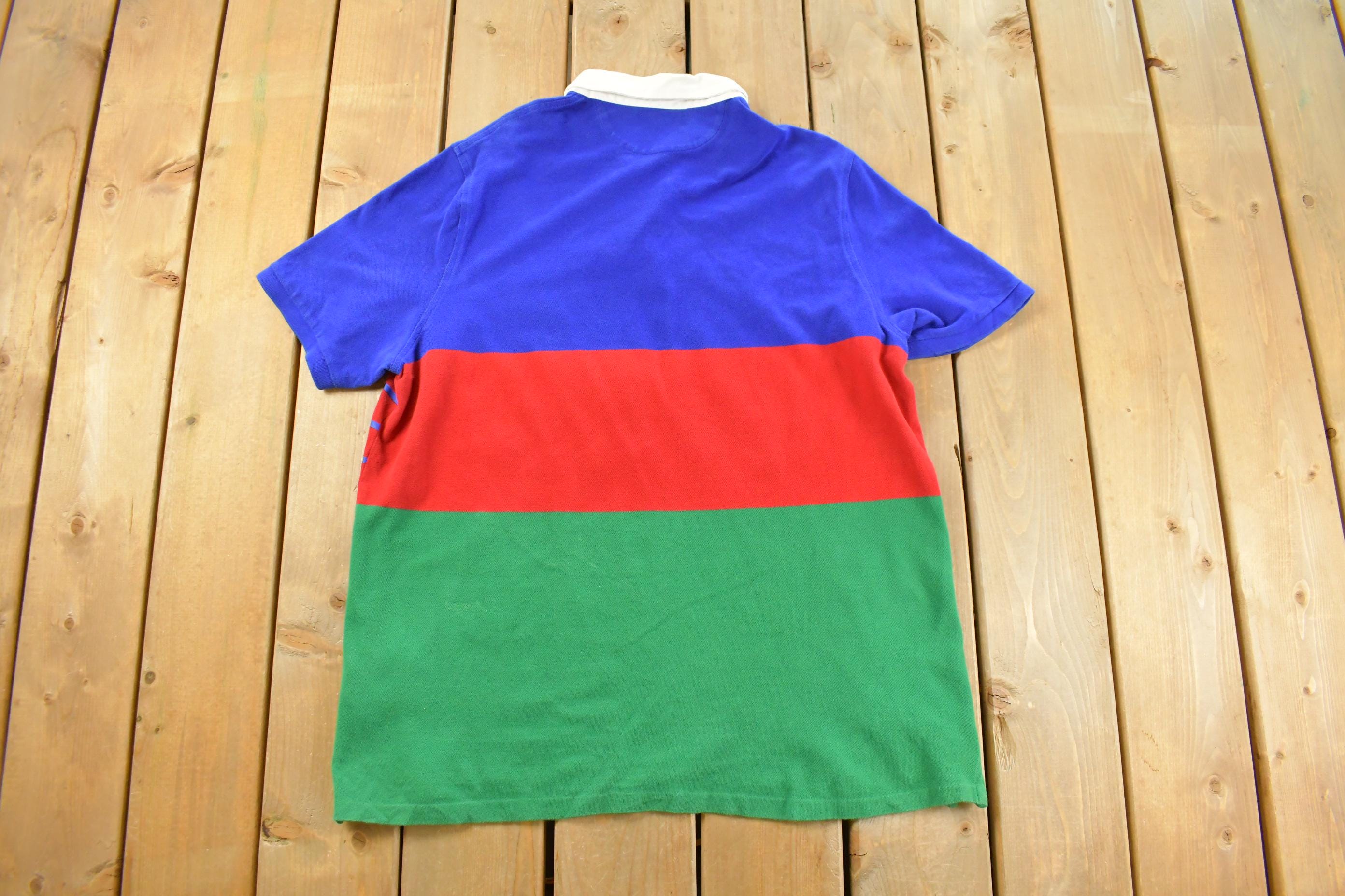 Vintage 1990s Ralph Lauren Hi Tech Rafting Club Polo Shirt Men's