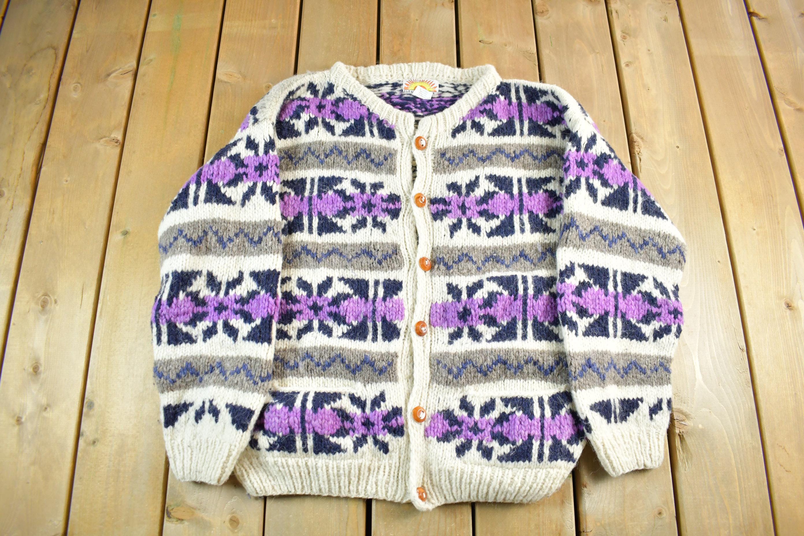 アウター 90s Vintage Flower Ecuador Knit Kids アウター 90s Vintage Flower Ecuador Knit Kids Vintage Made