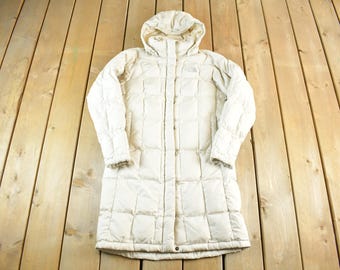 Chaqueta parka The North Face Serie 600 para mujer, estilo vintage de los años 2000, talla S / Chaqueta acolchada TNF / Relleno de plumón de ganso / Chaqueta tipo burbuja / Abrigo North Face
