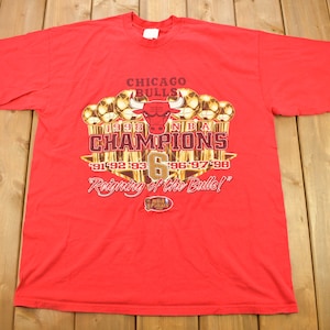 1998 Chicago Bulls 6 Times NBA Champions Shirt Vintage 90s -  Denmark