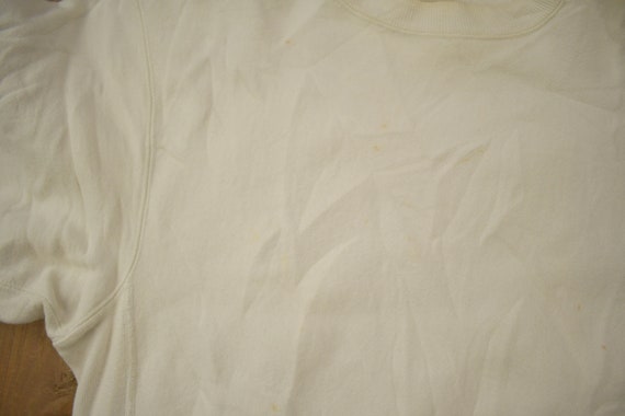 Vintage 1990s Blank White Champion Reverse Weave … - image 6