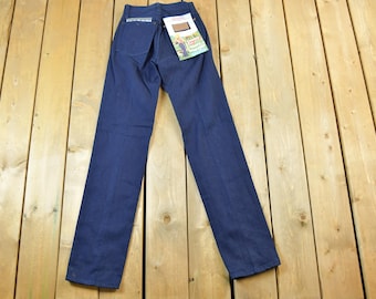 Vintage 1960s Deadstock Wrangler Cowboy Cut Denim Jeans Size 20 x 27 Made In USA / Vintage Denim / Vintage Levis / Retro Jeans