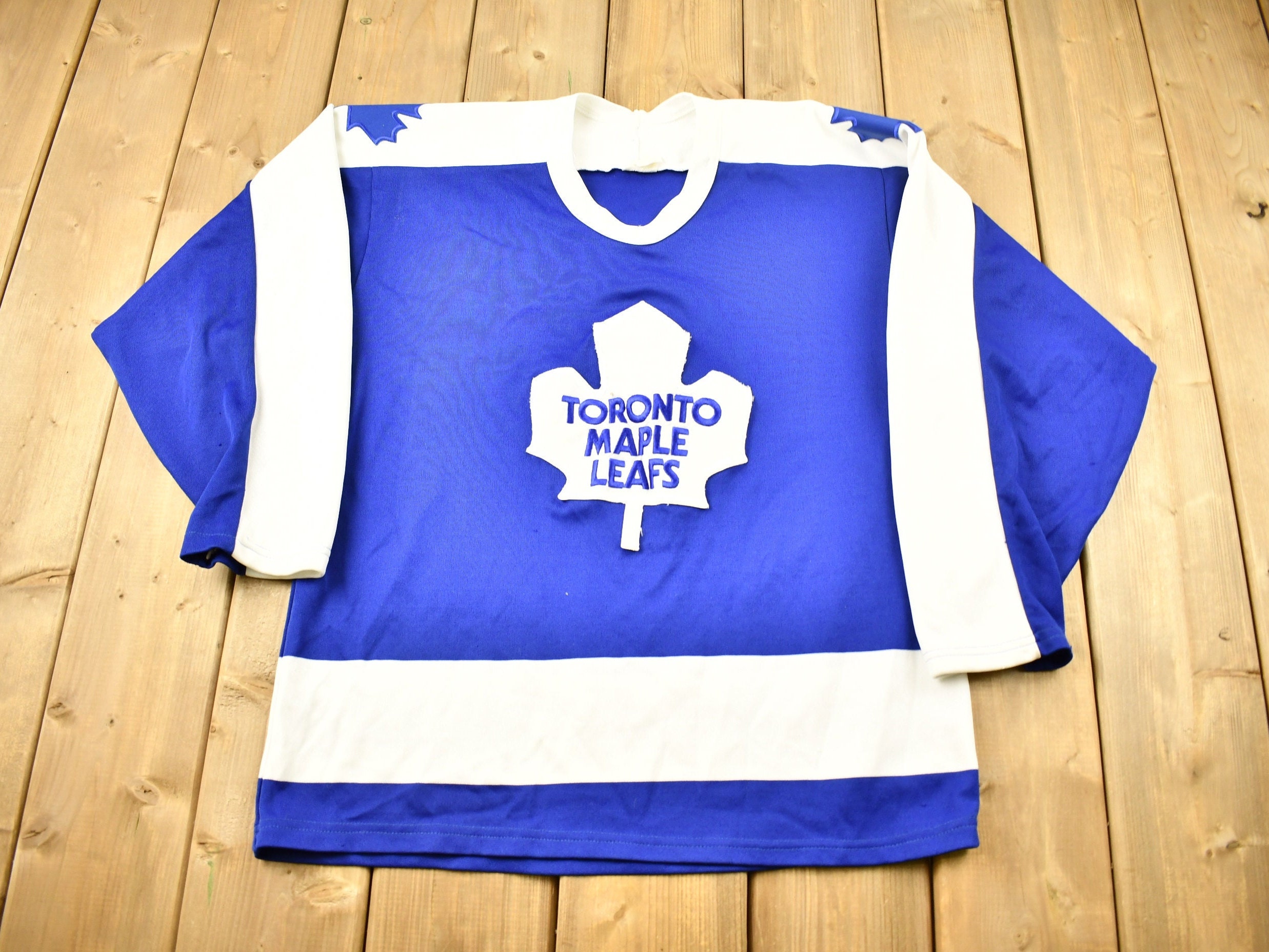 Vintage Toronto Maple Leafs Ultrafil Fight Strap Hockey Jersey