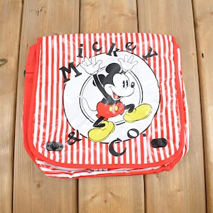 Vintage 1990s Walt Disney Mickey Mouse Cooler Bag / Vintage Accessory  / Vintage Disney / Mickey & Co