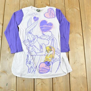 1990s Space Jam Babs Häschen T Shirt / Vintage Warner Brothers Shirt / Warner Bros Cartoon Pullover / Made In USA