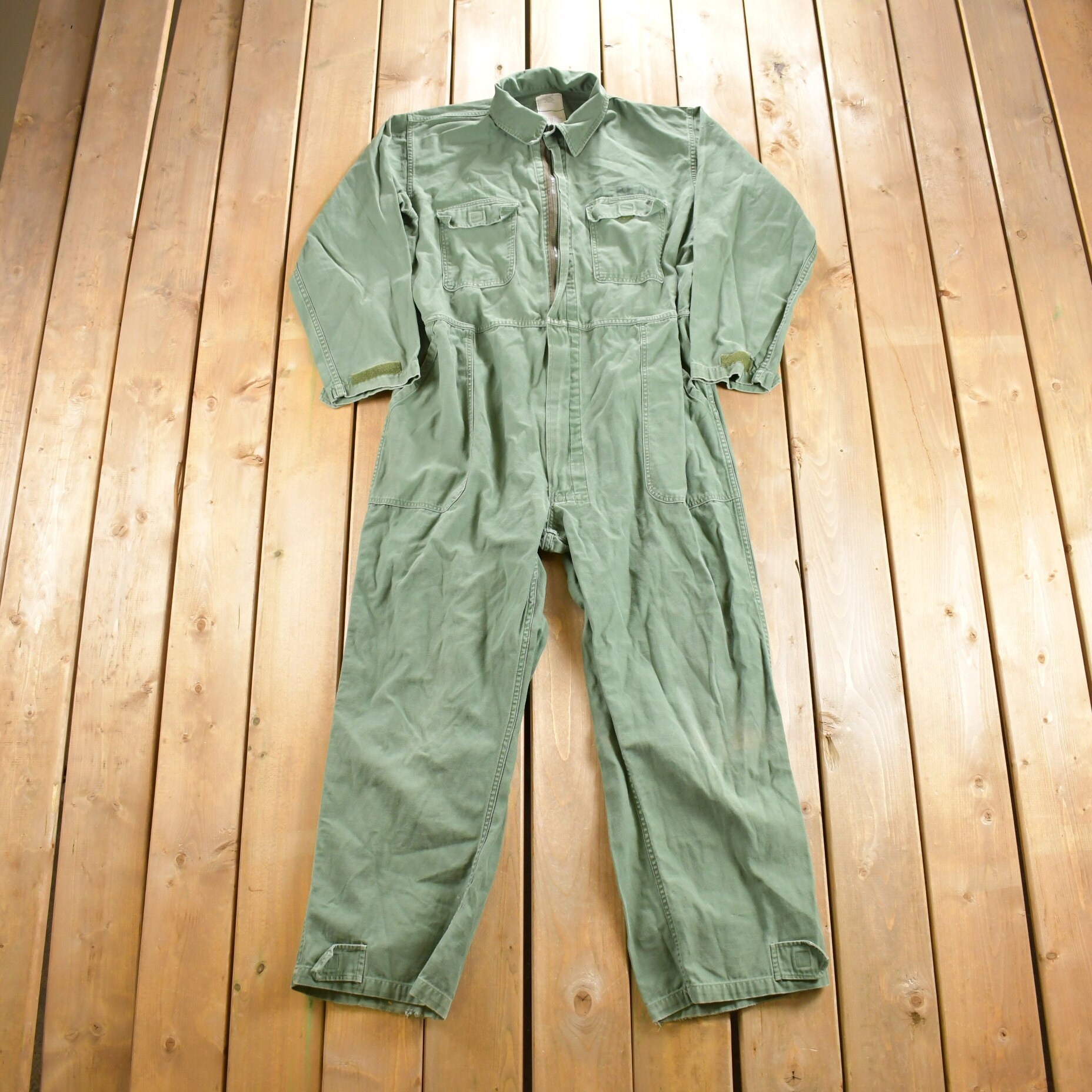 Vintage 1997 US Military Type 1 Sateen Coveralls Jumpsuit