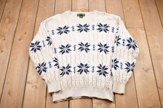 Vintage 1980s Croft & Borrow Icelandic Knitted Sw… - image 1