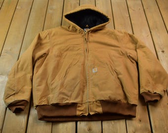 Vintage 1990s Black Carhartt Active Jac Jacket / Workwear