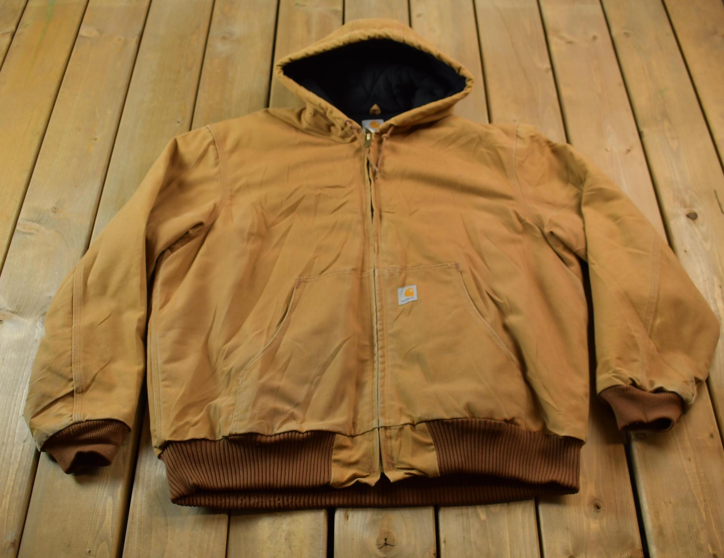 Vintage 1990s Black Carhartt Active Jac Jacket / Workwear