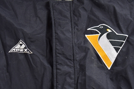 Vintage 1990s Pittsburgh Penguins NHL Apex One Ja… - image 2