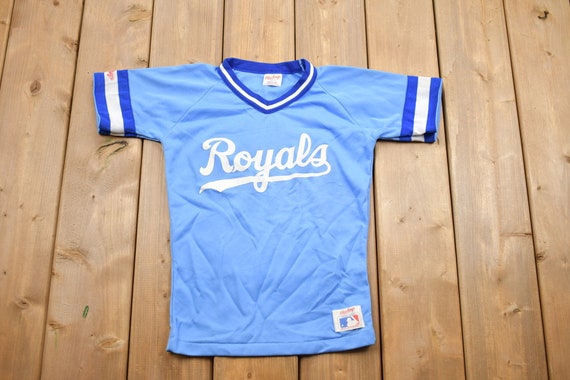 Vintage 1990s Kids Kansas City Royals MLB Graphic… - image 1