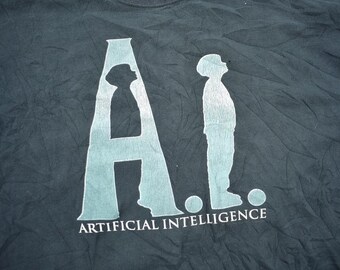 Vintage 2001 A.I Artificial Intelligence Movie Promo T-shirt