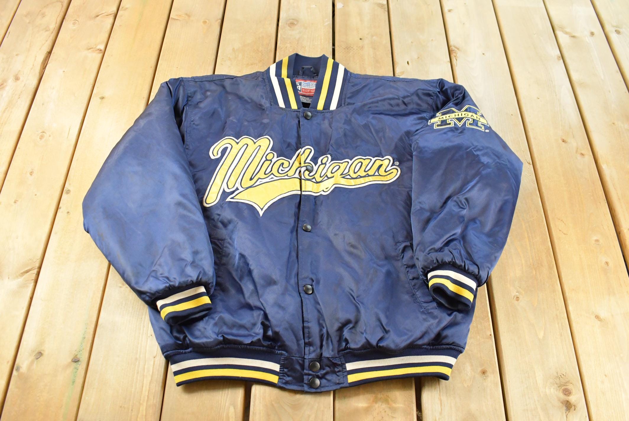 University of Michigan Varsity Jacket - Etsy