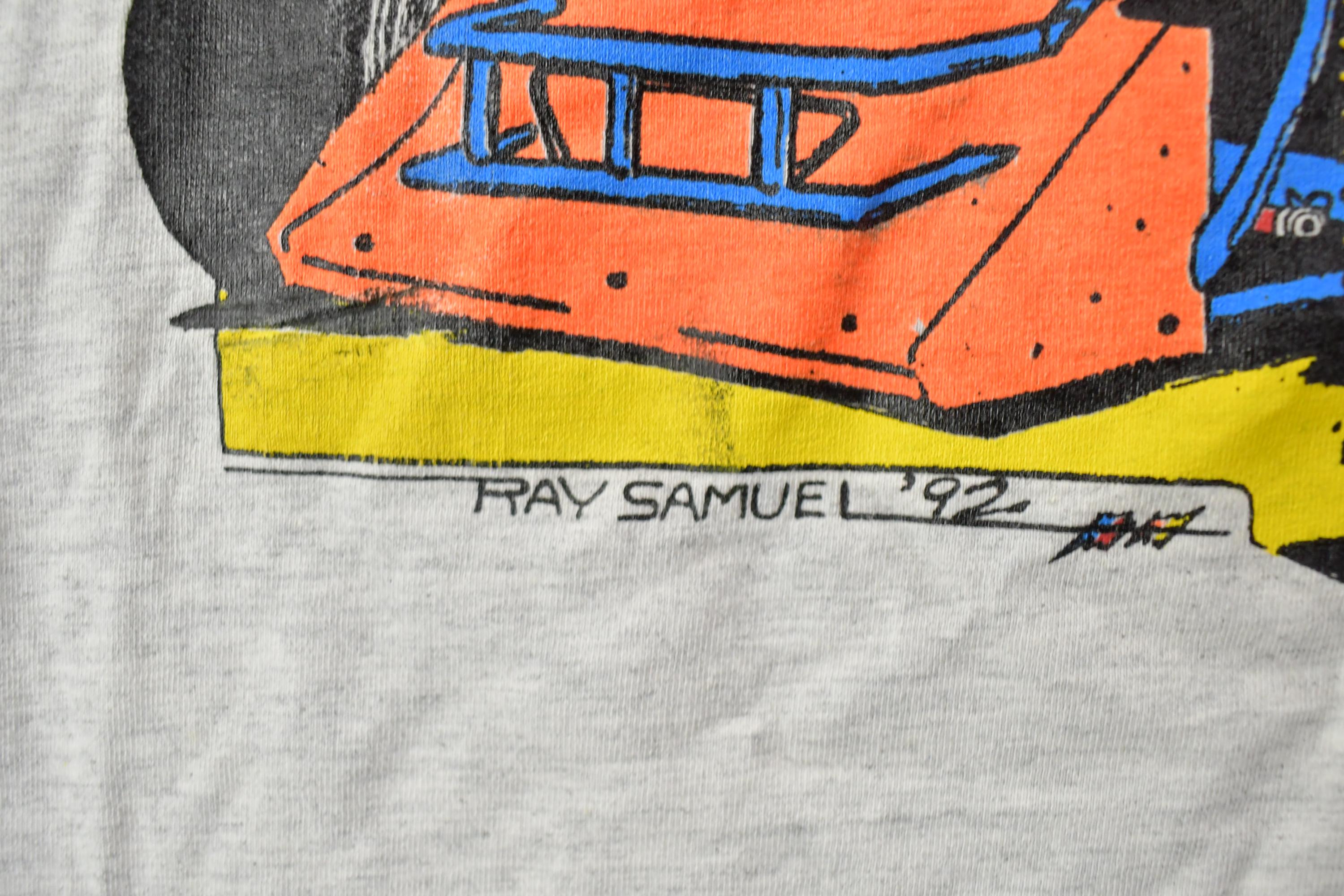 Vintage 1992 Flyin Brian Stevens Fly Canadian Racing T-shirt / Single ...