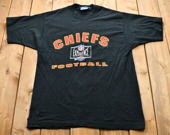 Camiseta vintage Kansas City Chiefs de 1995, tamanho G, masculina / NFL / Streetwear dos anos 90 / Athleisure / Roupa esportiva vintage / Fabricada nos EUA