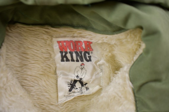 Vintage 1990s Work King Fur Lined Full Length Jac… - image 4