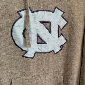 North Carolina University Sweatshirt / NC Hoodie / Vintage North Carolina / NC Logo / Old Varsity Brand image 2