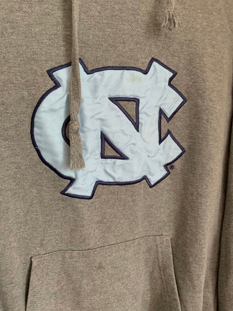 North Carolina University Sweatshirt / NC Hoodie / Vintage North Carolina / NC Logo / Old Varsity Brand image 2