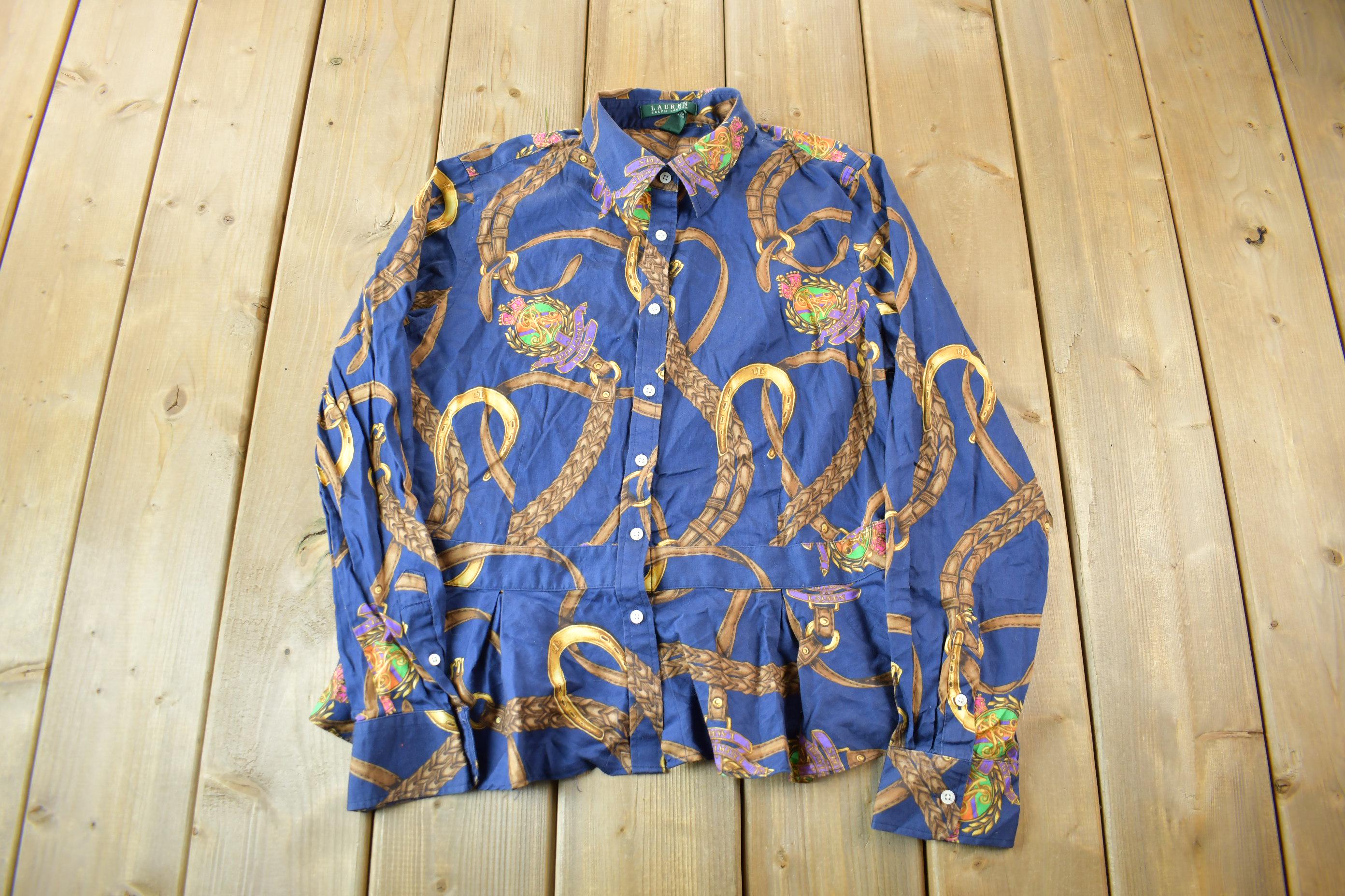 Chemise boutonnée bleue à manches longues Lumberjill
