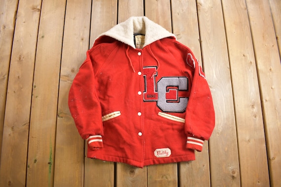 60s70s lettering Sports jacket