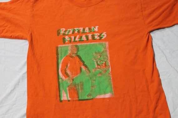 Vintage 1990s Roman Pilates Graphic T-Shirt / Ora… - image 3