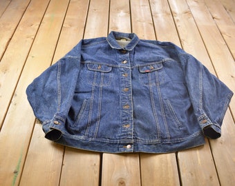 Vintage Lee Denim Jeansjack uit de jaren 70 / Vintage Denim / Streetwear / Herfst Bovenkleding / Truckerjack / Jas met knopen / True Vintage