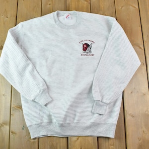 Vintage 1990s Phillipsburg Stateliners University Collegiate Crewneck / Embroidered / NCAA Sweatshirt / Sportswear / Americana