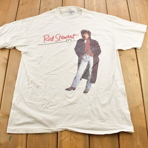 Vintage 1992 Rod Stewart Vagabond Heart Tour Band T-shirt / Band Tee / Single Stitch / Made in USA / Music Promo / Premium Vintage