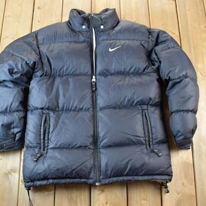 Vintage 1990s Nike Mini Swoosh Puffer Jacket