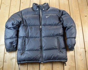 Vintage 1990s Nike Mini Swoosh Puffer Jacket
