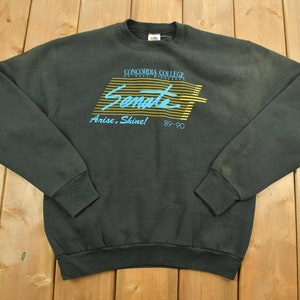 Vintage 1990 Concordia College University Crewneck / St. Paul Minnesota / Sweatshirt / Sportswear / Americana / Retro / Raglan