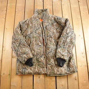 Vintage 1990s Realtree Reversible Puffer Hunting Jacket / Reversible / Hunting Jacket  / Winter / Streetwear