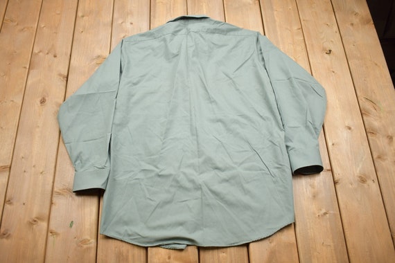 Vintage 1990s Arrow Sportswear Blank Button Up Sh… - image 2