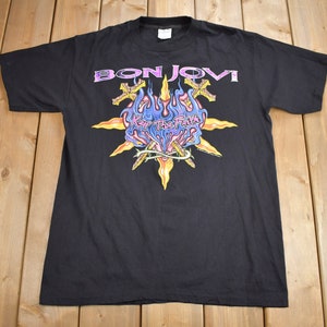 Vintage 1993 Bon Jovi Keep The Faith World Tour T-shirt / Band Tee / Single Stitch / Made in USA / Vintage Bon Jovi