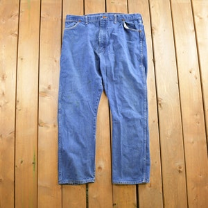 Vintage 1970s Wrangler Denim Jeans Size 42x30/ Made in USA / American Vintage / Workwear / Streetwear / Vintage Pants