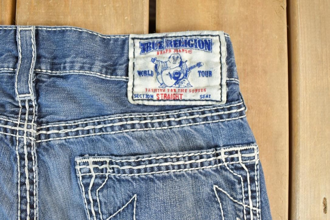 Vintage Y2K True Religion Skinny Jeans Size 31x28 Made in USA