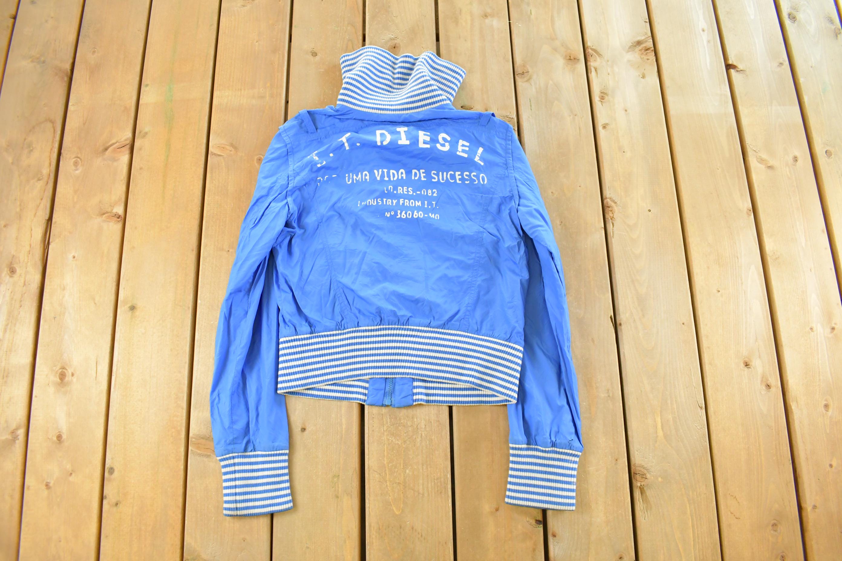 Vintage 2000s Diesel Full Zip Jacket Youth M / Cropped Y2K