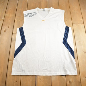 Vintage 2000s Nike Force Embroidered Mesh Basketball Jersey