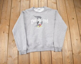 Vintage 1990s Disneyland Resort Mickey Mouse Crewneck / Vintage Sweatshirt / Vintage Disney / Mickey / Disney