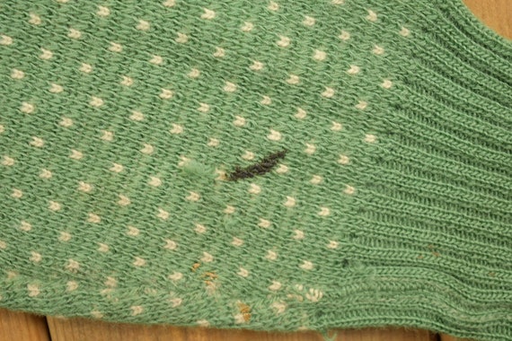 Vintage 1940s Moose Knit Wool Sweater / Christmas… - image 5