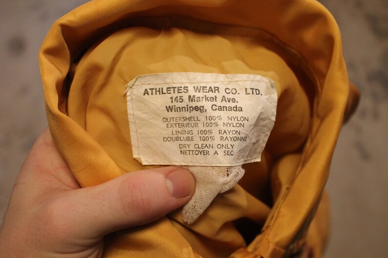 1960s Varsity Bomber Windbreaker Kelvington High American Sportswear Outerwear Jacket Streetwear Fashion Winnipeg Canada