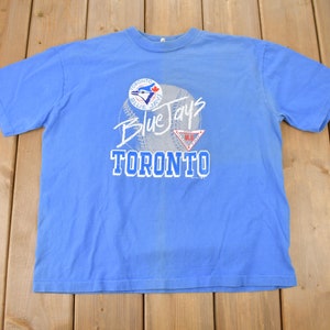 Vintage 1990 Toronto Blue Jays MLB T Shirt / Made In Canada / 90s / Boxy / Vintage Toronto