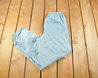 Vintage 1990s Starter Sky Blue Women's Track Pants Size Small / American Vintage / Streetwear / Vintage Pants / Vintage Sweat Pants