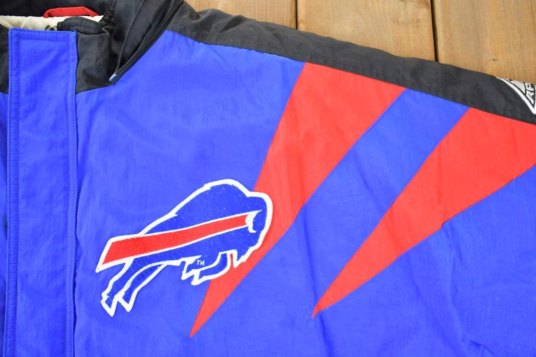 Vintage 1990s Vintage Apex One Sharktooth Buffalo Bills Full Zip